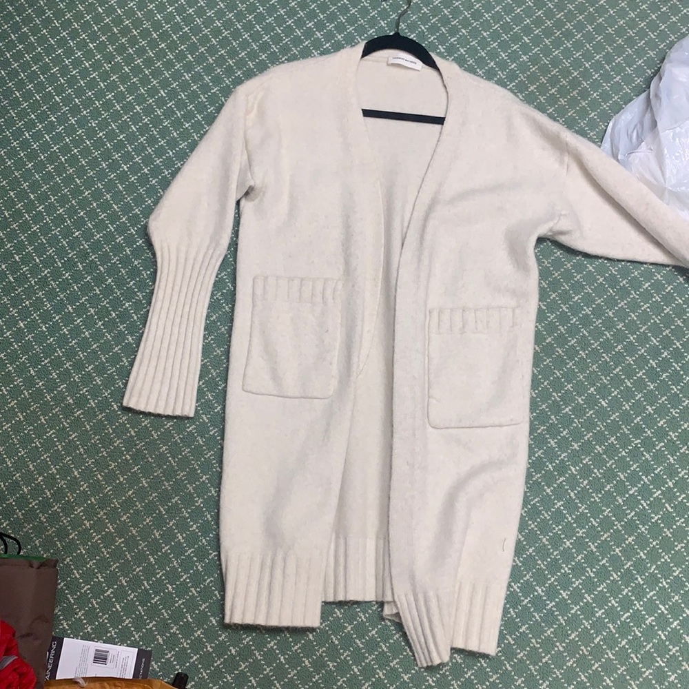 Cream long sweater